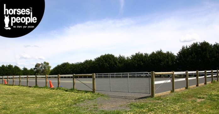 Arena Surfaced and fenced riding arena. Riding Arenas