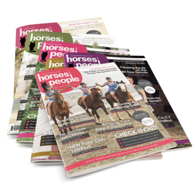 Stack of 6 Horses and People Magazine issues. Horse care management and training resource