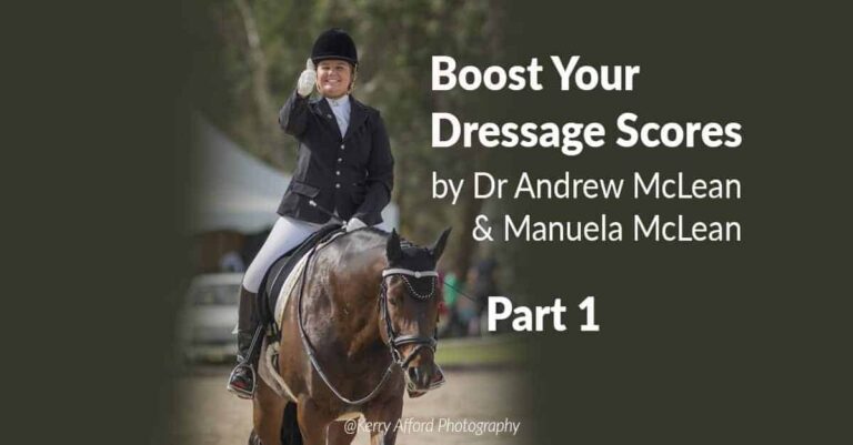 Boost your Dressage Scores Part 1: The Equitation Science Training Scale