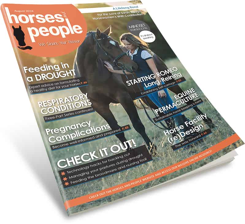 1808 August 2018 3D Cover Horses and People Magazine August 2018 print issue