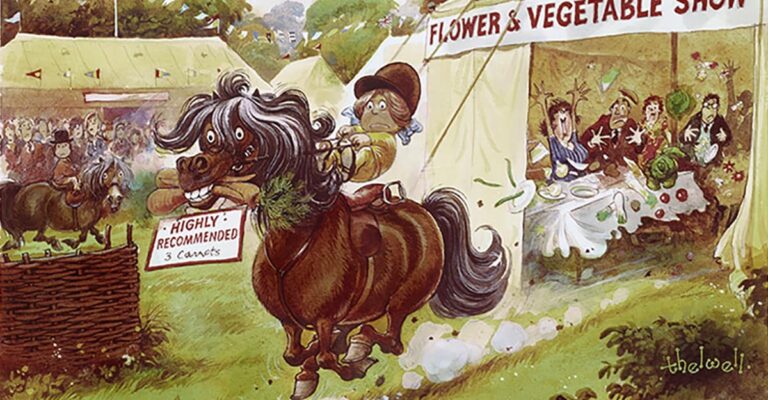 Little Riders and Cute Ponies: The World of Horse Book Illustration