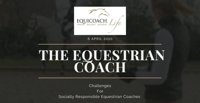 Equestrian Coach Challenge copy EquiCoach Lisa Ashton has launched the Equestrian Coach Challenge to support professionals through the coronavirus crisis